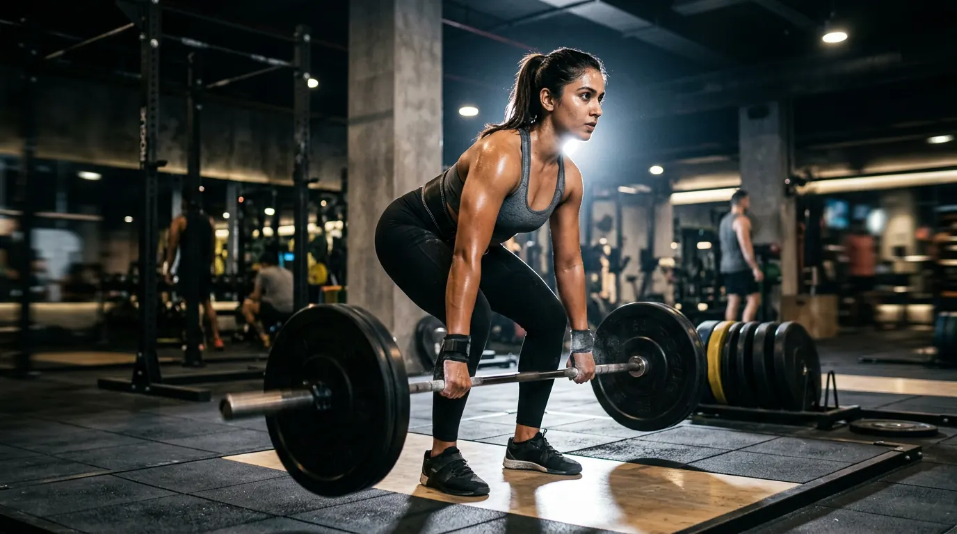 How Gym & Fitness Brands Can Use Local Influencers — Fitness creator training in a modern Indian gym