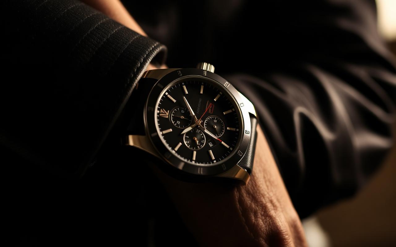 How Watch Brands Increase Sales Through Lifestyle Influencers — Luxury chronograph wristwatch close-up product photography